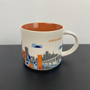 Starbucks You Are Here Chicago, IL Mug 2015 Dishwasher Safe Microwave Safe